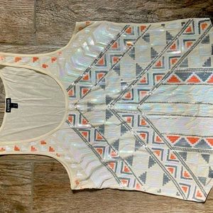 Express sequin tank